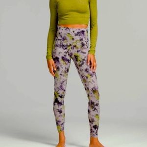 Lululemon Align High-Rise Pant 21”inseam 
Radial Tie Dye Multi size 0